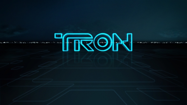 Tron Logo Mac Wallpaper
