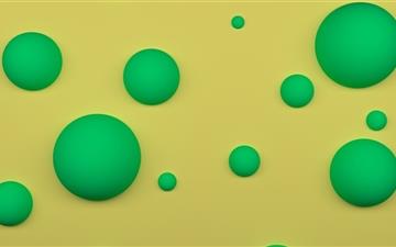 Green Balls All Mac wallpaper