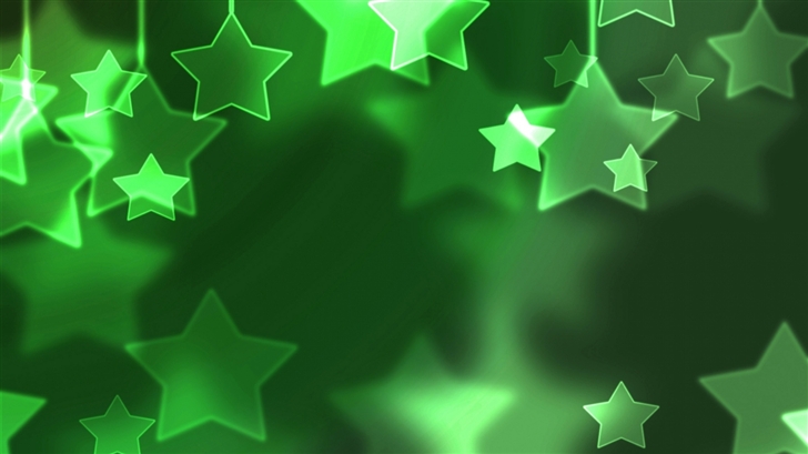 Green Stars Mac Wallpaper