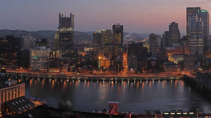 Pittsburgh Panorama Mac Wallpaper