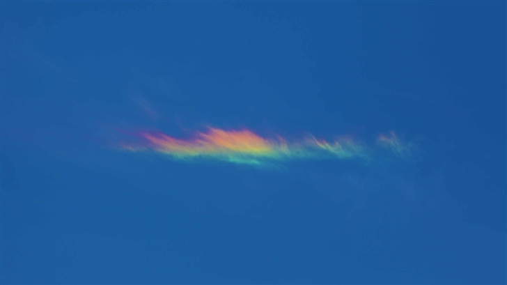 Rainbow Sundog Cloud Mac Wallpaper