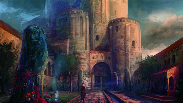 The Witcher Castle Mac Wallpaper