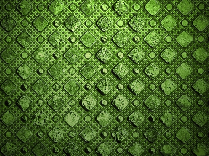 Green Squares Mac Wallpaper