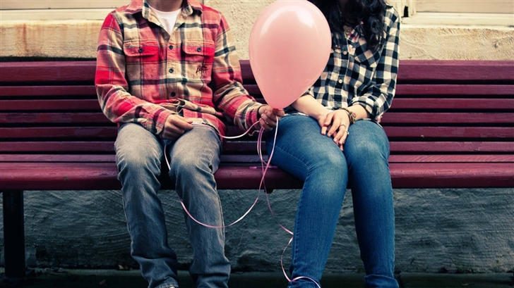 Happy Valentines Day Balloon Mac Wallpaper