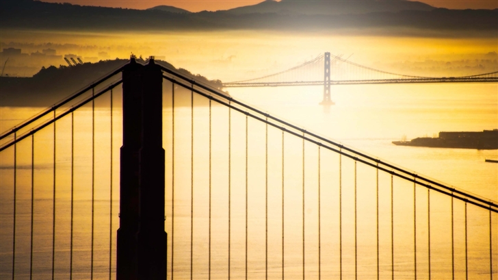 Sunrise Over San Francisco Bay Mac Wallpaper