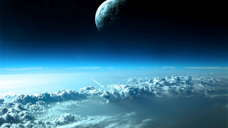 Beautiful Space View Mac Wallpaper