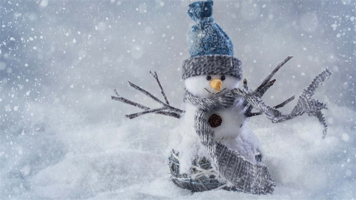 Christmas Snowman Craft Mac Wallpaper