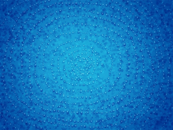 Blue water drops Mac Wallpaper