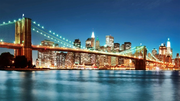 New York City Night Mac Wallpaper