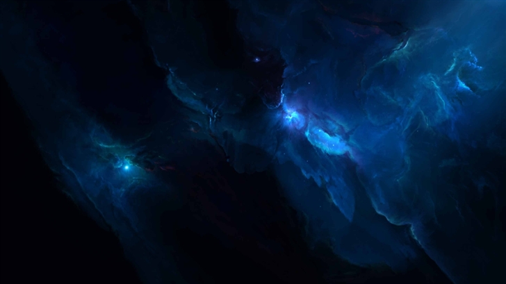 Atlantis Labyrinth Nebula Mac Wallpaper