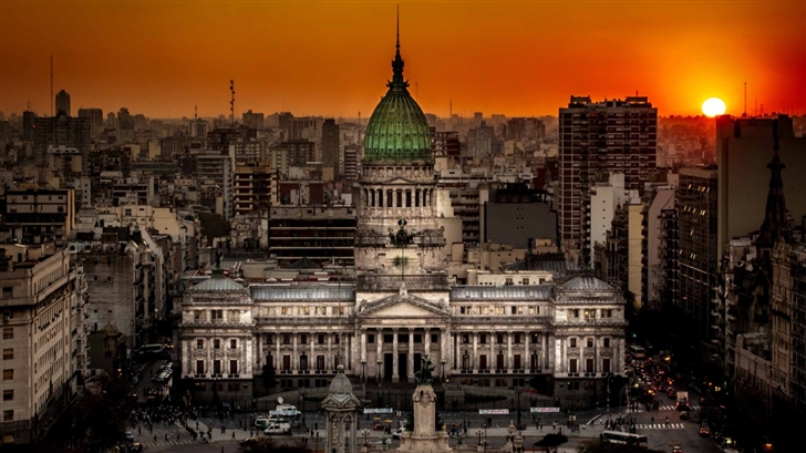 Argentina National Congress Palace Mac Wallpaper