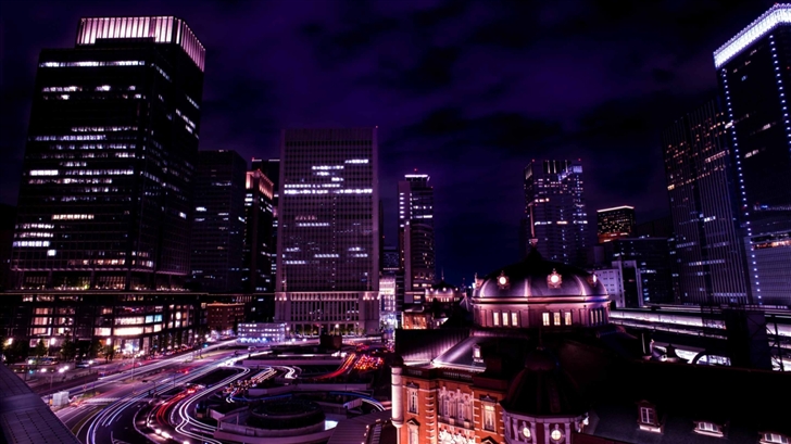 Tokyo Night View Japan Mac Wallpaper