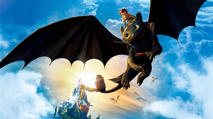 Hiccup And Toothless Mac Wallpaper