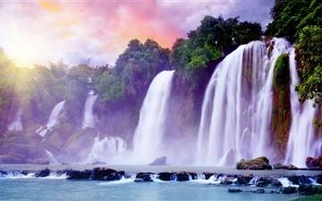 Tropical Waterfall MacBook Pro wallpaper