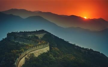 The Great Wall At Sunset All Mac wallpaper