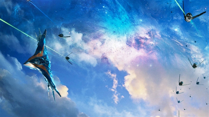 Guardians Of The Galaxy Spaceships Mac Wallpaper