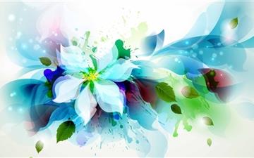 Abstract Flower MacBook Air wallpaper