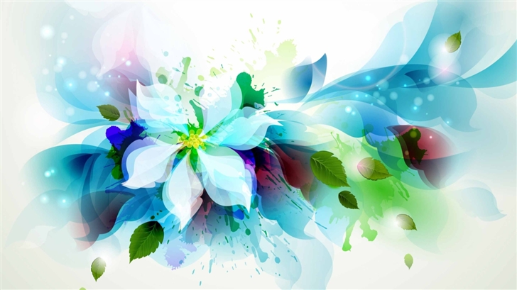 Abstract Flower Mac Wallpaper