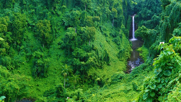 Jungle Waterfall Mac Wallpaper