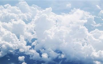Clouds Aerial View All Mac wallpaper
