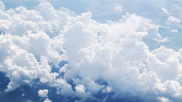 Clouds Aerial View Mac Wallpaper