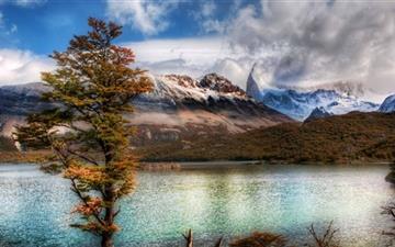 Emerald Lake In The Andes All Mac wallpaper