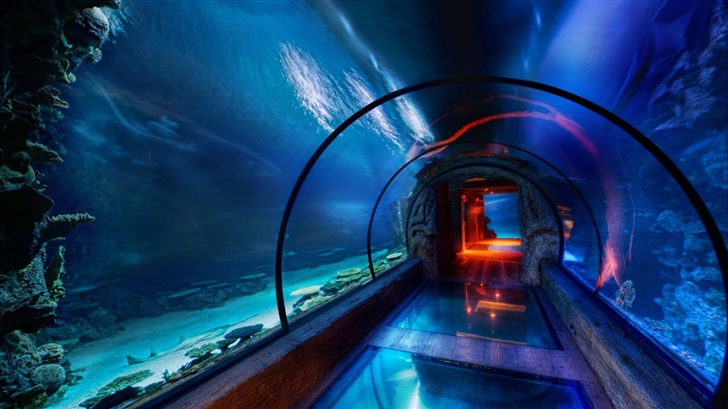 Underwater Passage Las Vegas Mac Wallpaper