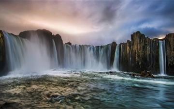 Waterfall In Iceland All Mac wallpaper