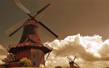 Windmills In The Netherlands All Mac wallpaper