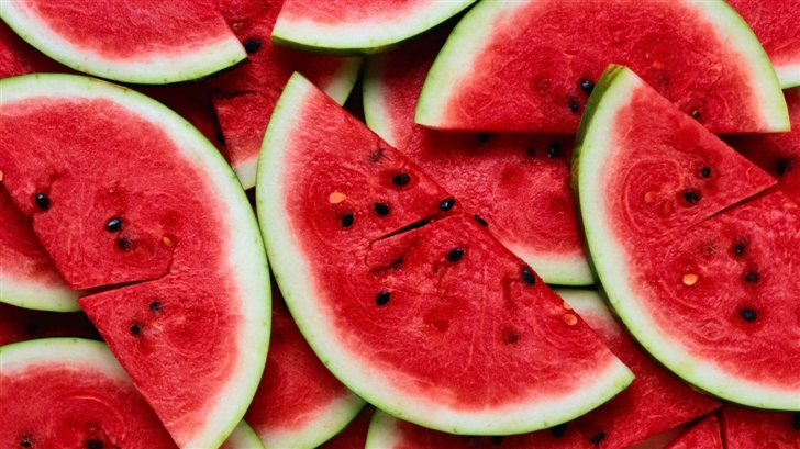 Sliced Watermelon Mac Wallpaper