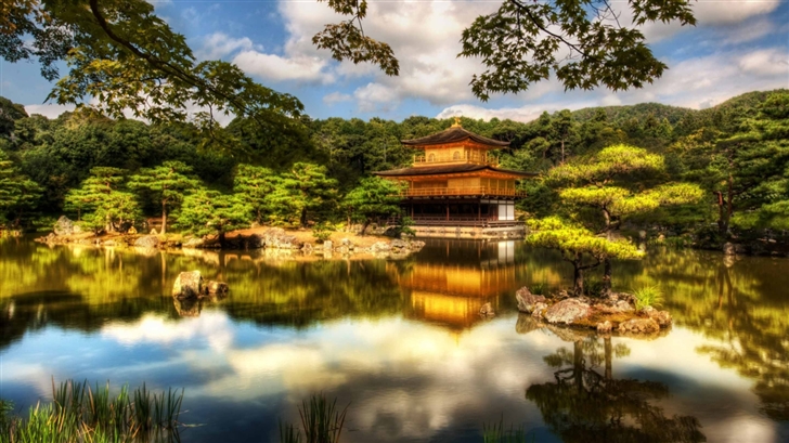 The Golden Pavilion Kyoto Mac Wallpaper