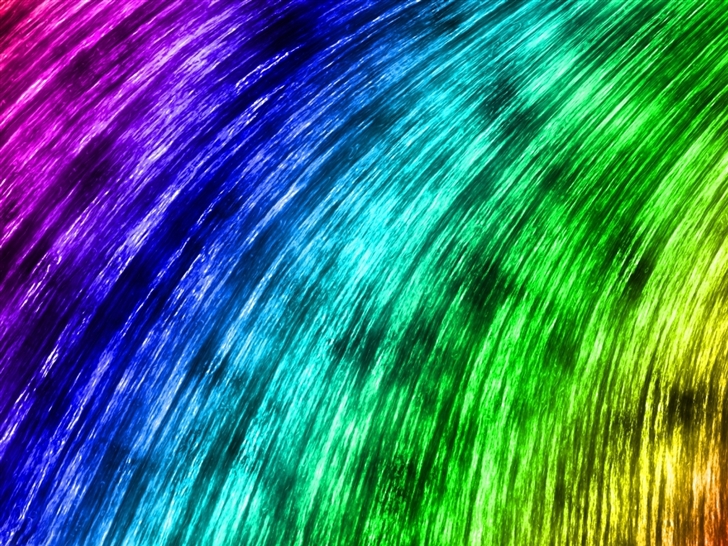 Curved Rainbow Mac Wallpaper