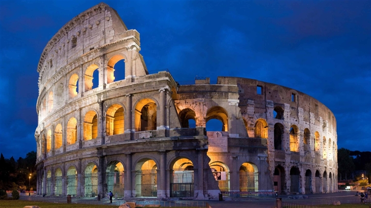 Colosseum By Night  Mac Wallpaper