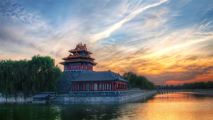 Forbidden City Beijing China Mac Wallpaper