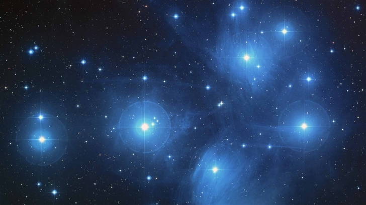 Pleiades Star Cluster Mac Wallpaper