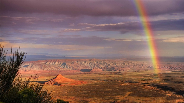 Canyon Rainbow Mac Wallpaper