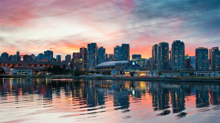 Vancouver Sunset Mac Wallpaper