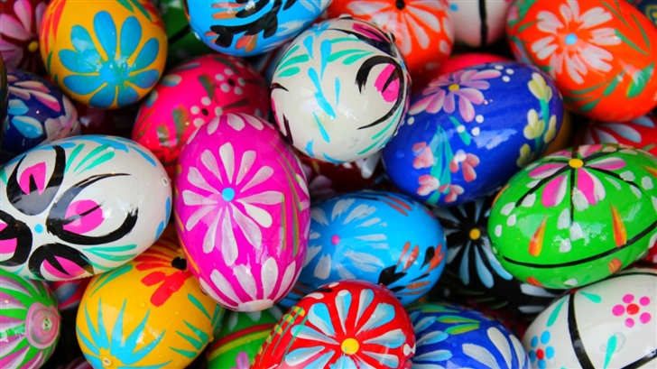 Polish Pisanki Easter Eggs Mac Wallpaper