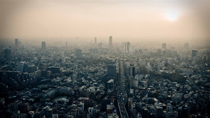 Tokyo Smog Mac Wallpaper