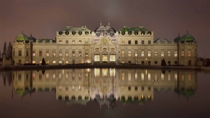 Belvedere Palace Vienna Mac Wallpaper