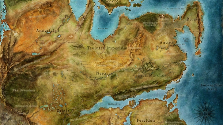 Dragon Age Map Mac Wallpaper