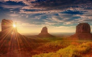 Sunshine Utah Monument Valley MacBook Pro wallpaper