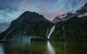 Waterfall In New Zealand All Mac wallpaper