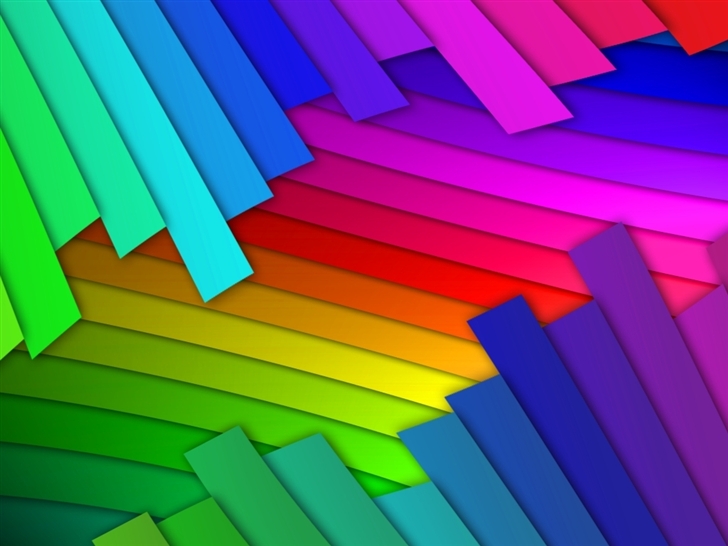 Colored lines abstract Mac Wallpaper