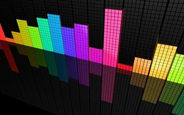 Colorful Equalizer All Mac wallpaper