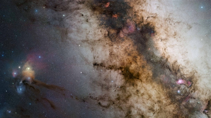 Part Of Milky Way Galaxy Mac Wallpaper