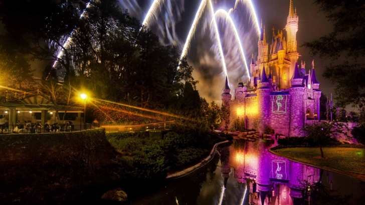 Magical Disney Fireworks Show Mac Wallpaper