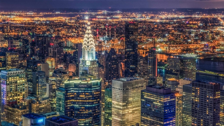 Manhattan Panorama Mac Wallpaper