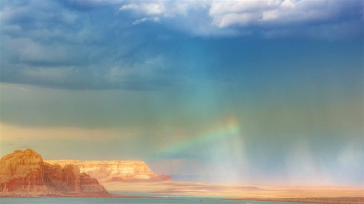 Rainbow Over The Sea Mac Wallpaper