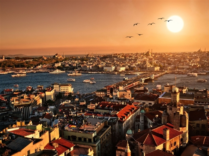 Istanbul City Mac Wallpaper